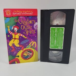 The Wacky Adventures of Ronald McDonald Visitors From Outer Space VHS Tape 1999